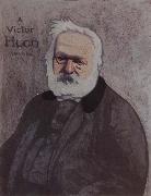 Felix Vallotton Portrait decoratif of Victor Hugo Spain oil painting artist
